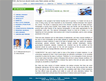 Tablet Screenshot of homoeomedicaltrust.com